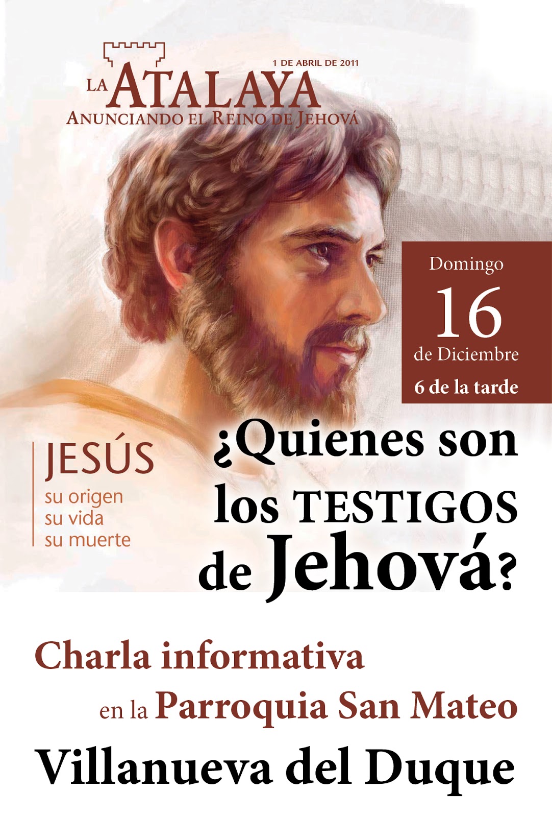 Parroquia San Mateo: Charla sobre las mentiras de la secta de los Testigos de Jehová